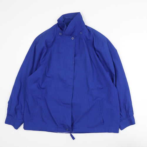 Littlewoods Men's Blue Windbreaker Jacket M Polyester Cotton