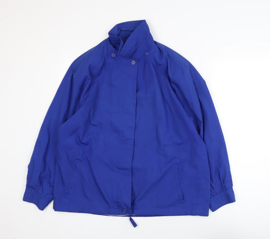 Littlewoods Men's Blue Windbreaker Jacket M Polyester Cotton