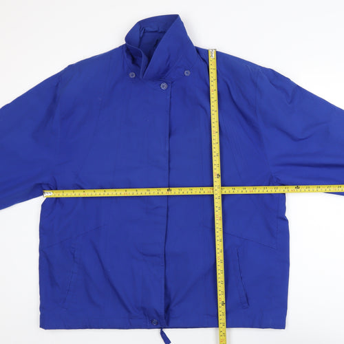 Littlewoods Men's Blue Windbreaker Jacket M Polyester Cotton