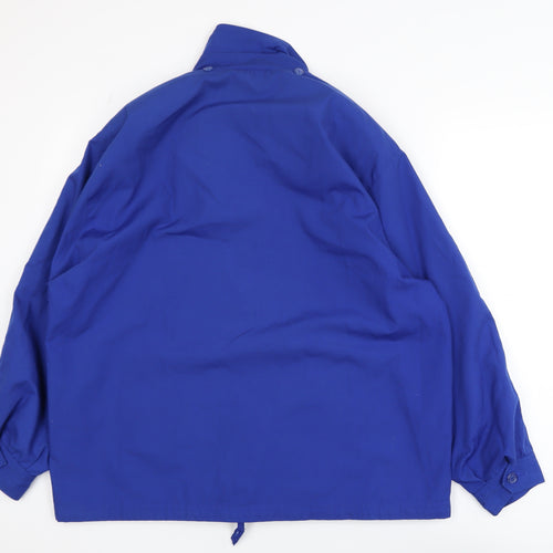 Littlewoods Men's Blue Windbreaker Jacket M Polyester Cotton