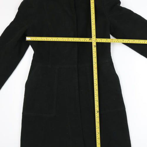 White Stuff Women's Bottle Green Cotton Long Overcoat Size 8
