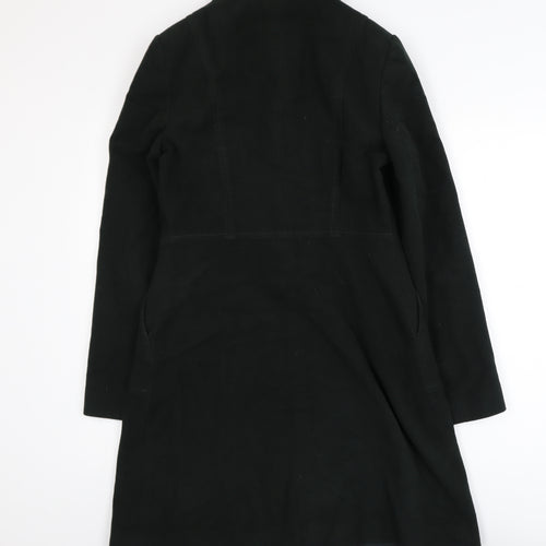 White Stuff Women's Bottle Green Cotton Long Overcoat Size 8