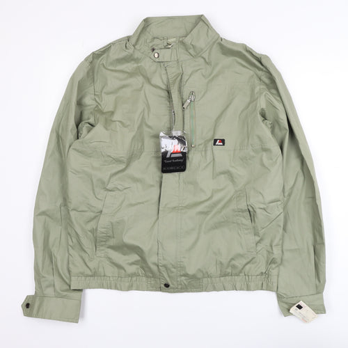 Lord Anthony Men's Green M Windbreaker Nylon Jacket Casual