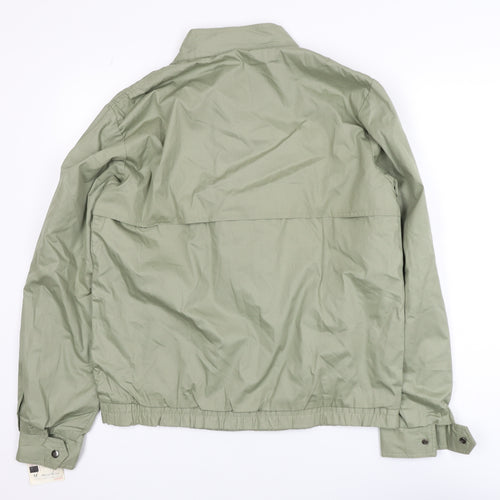 Lord Anthony Men's Green M Windbreaker Nylon Jacket Casual