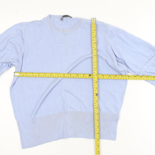 Marks and Spencer Women’s Blue Crew Neck Long Sleeve Pullover Jumper Size 16
