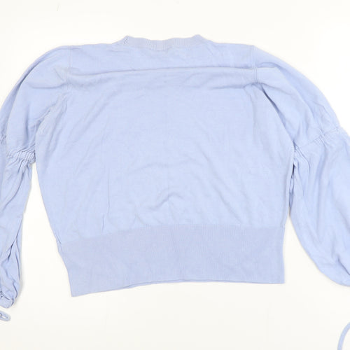 Marks and Spencer Women’s Blue Crew Neck Long Sleeve Pullover Jumper Size 16