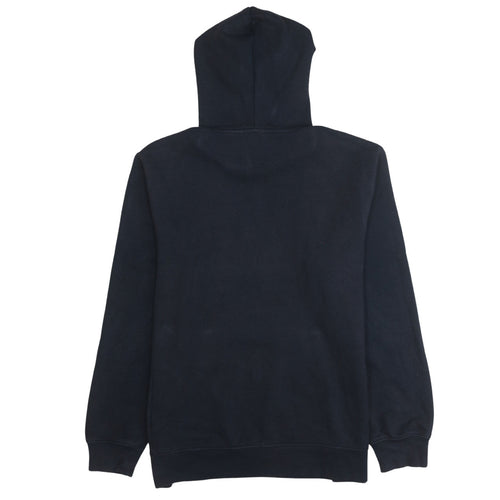 GAP Men's Black Pullover Hoodie Size L Logo Graphic Fleece