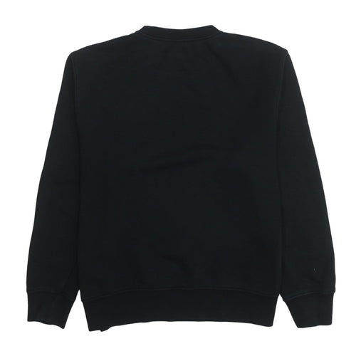Nike Men's Black Small Pullover Sweatshirt Gold Logo