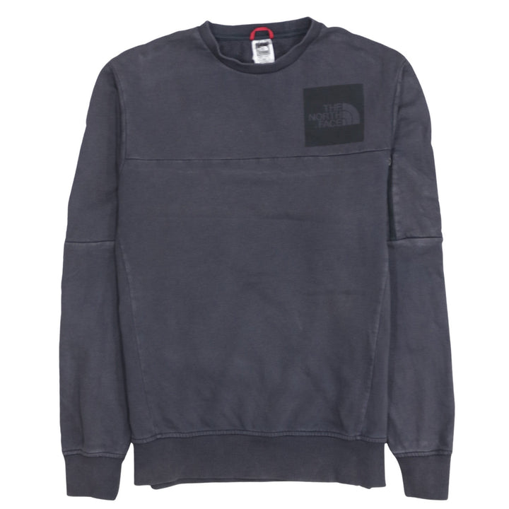 The North Face Men's Grey Cotton Crew Neck Sweatshirt M