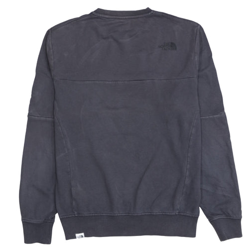 The North Face Men's Grey Cotton Crew Neck Sweatshirt M