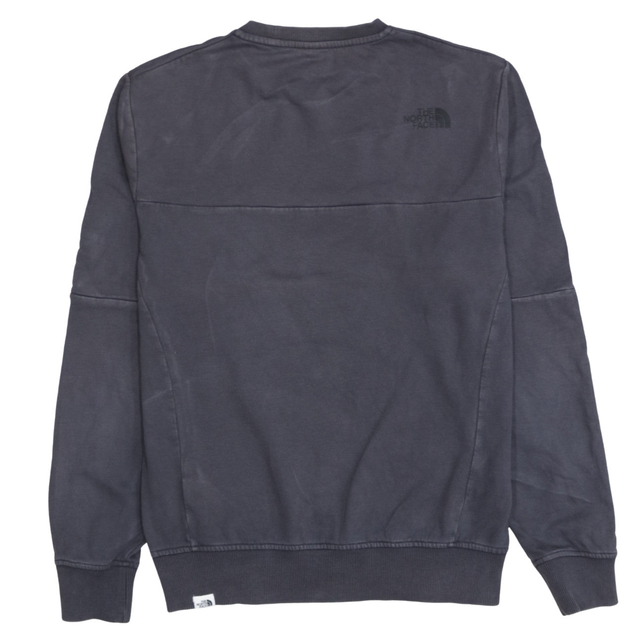 The North Face Men's Grey Cotton Crew Neck Sweatshirt M