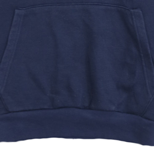 Fila Boys Blue Pullover Hoodie 13-15 Years Logo Fleece Long Sleeve