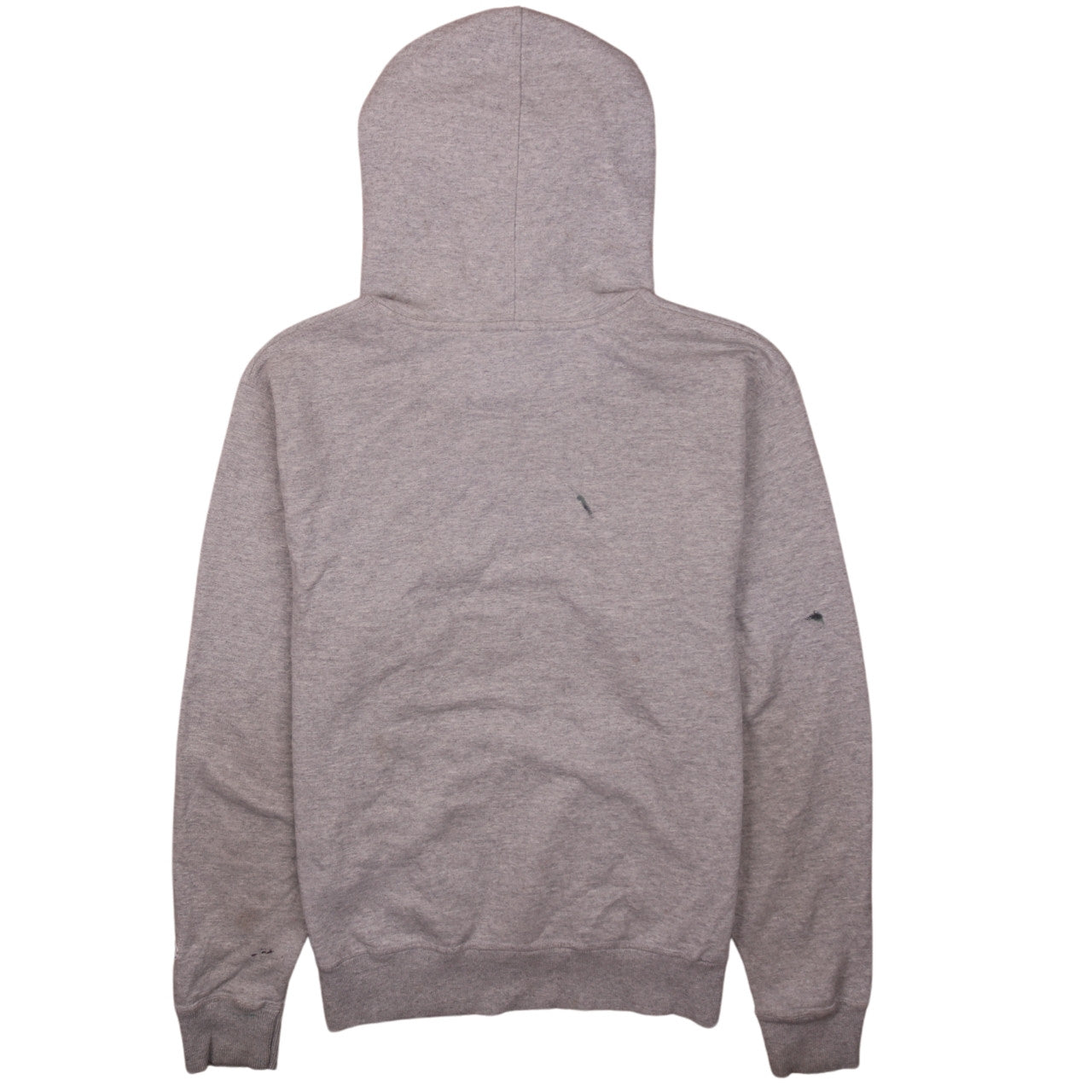 Champion Men's Grey Small Pullover Hoodie Embroidered Logo Fleece