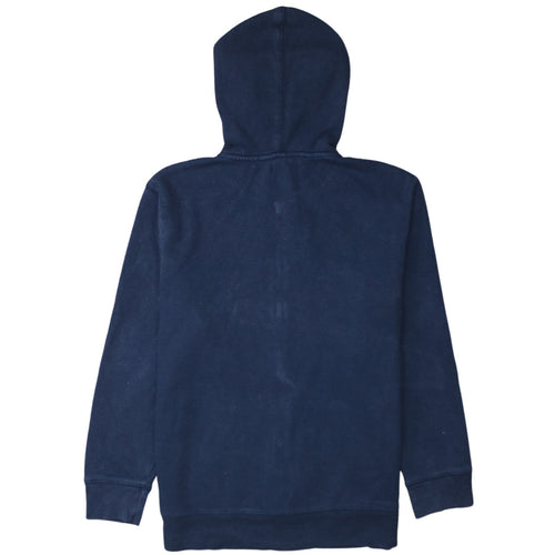 GAP Boys Navy Blue Full Zip Hoodie XL 12-13 Years Fleece Logo Casual