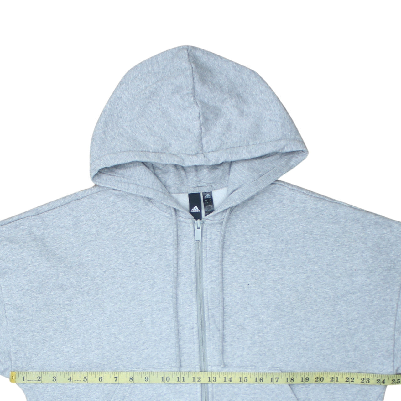 Adidas Women’s Grey Full Zip Hoodie Size 14 Classic Fit