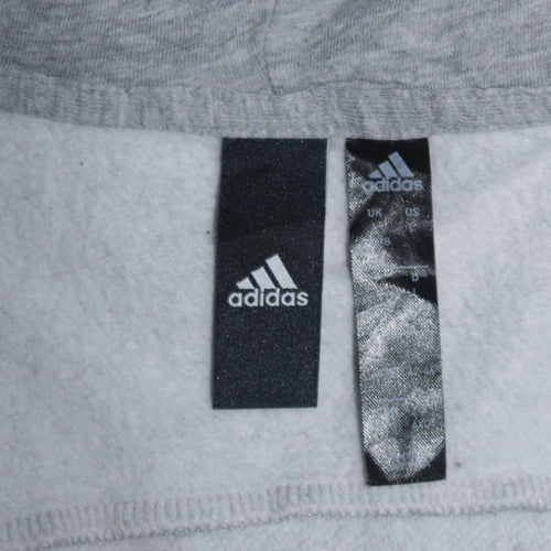 Adidas Women’s Grey Full Zip Hoodie Size 14 Classic Fit