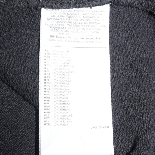 Nike Men's Black Small Pullover Sweatshirt Crew Neck Logo