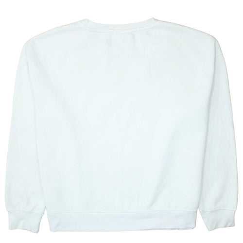 Disney Primark Women White Mickey Mouse Pullover Sweatshirt UK 12/14