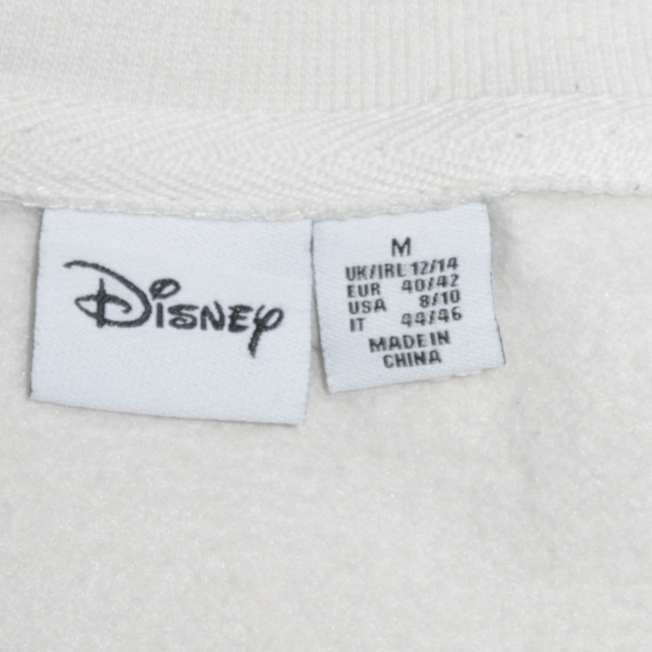 Disney Primark Women White Mickey Mouse Pullover Sweatshirt UK 12/14