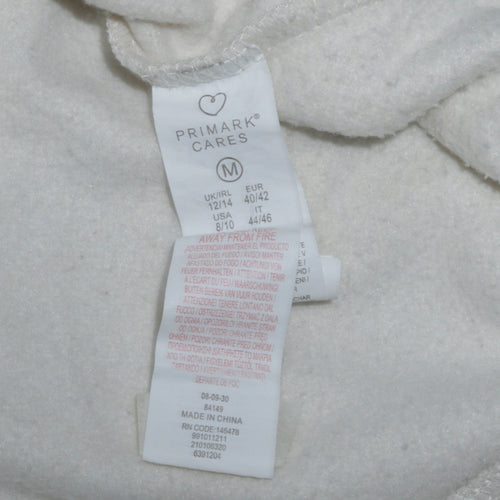 Disney Primark Women White Mickey Mouse Pullover Sweatshirt UK 12/14