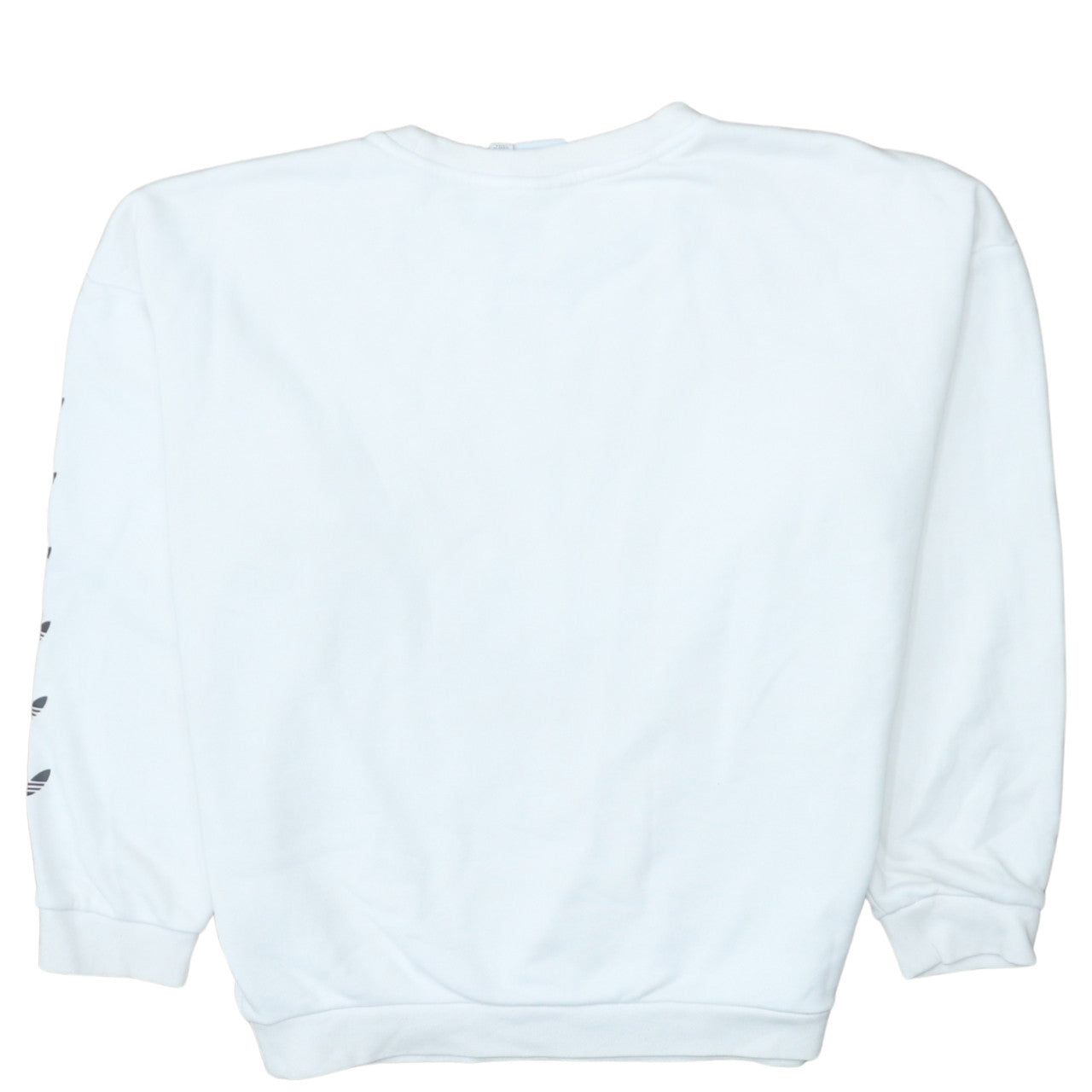 adidas Womens White Size 10 Pullover Crew Neck Sweatshirt