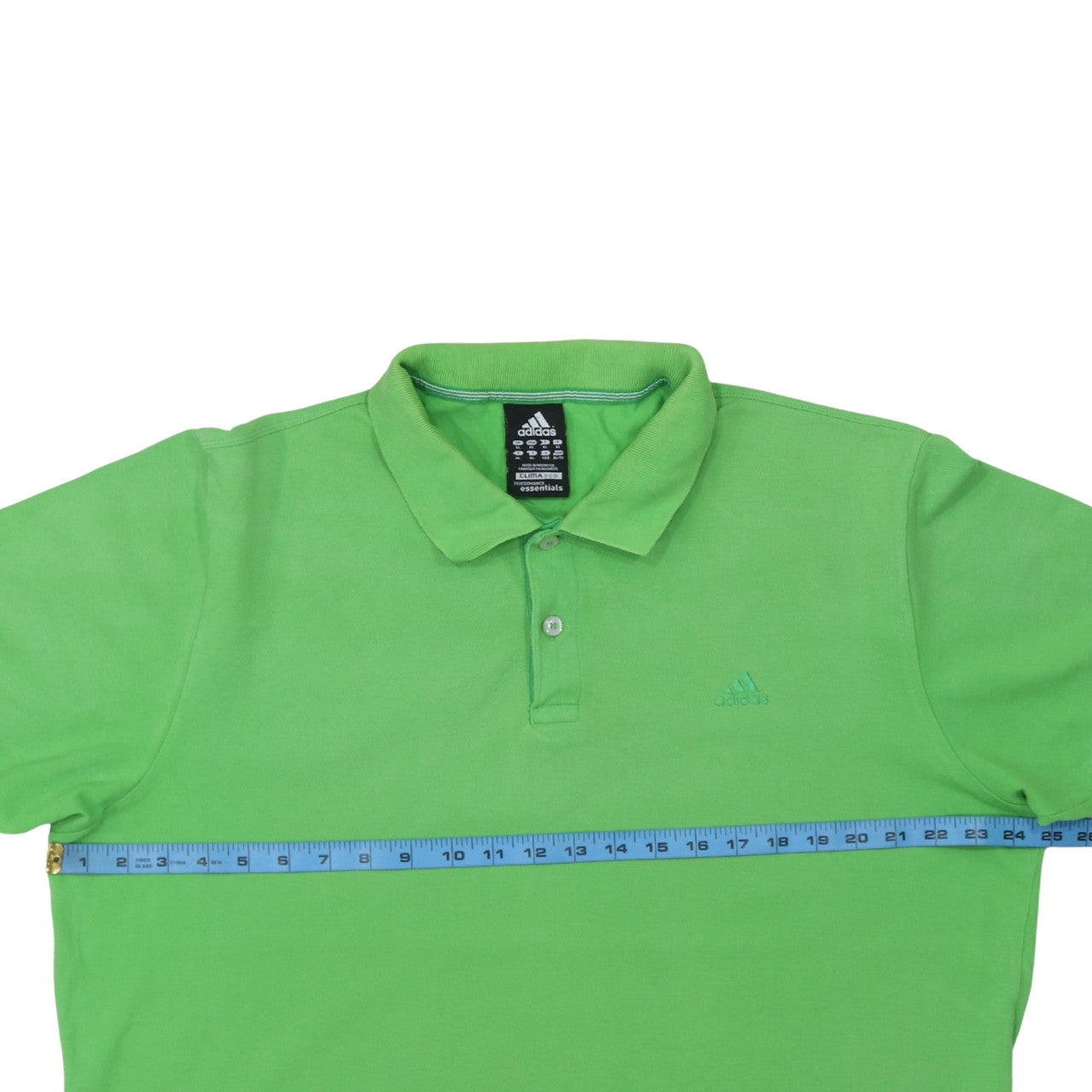 adidas Men's Green Clima365 Essentials Polo Shirt XL
