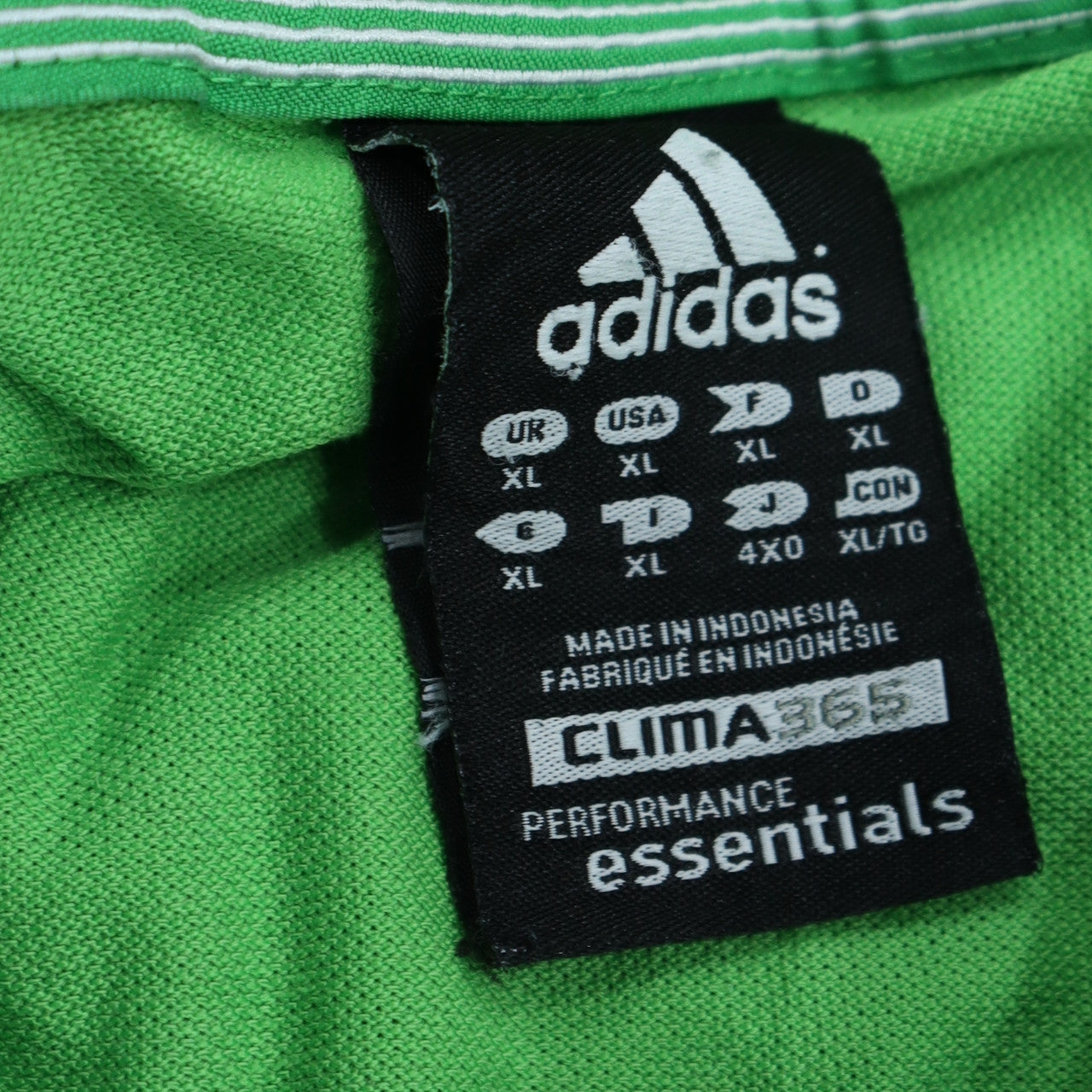 adidas Men's Green Clima365 Essentials Polo Shirt XL