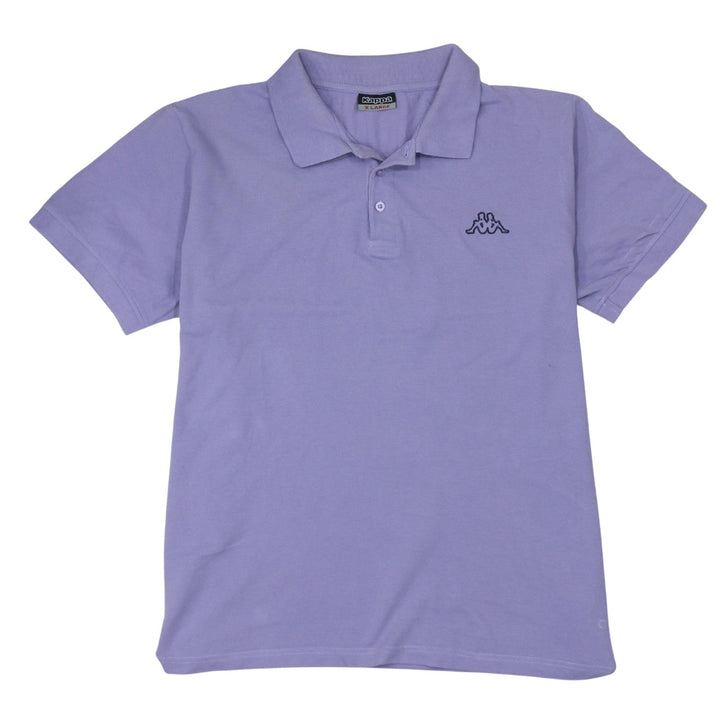 Kappa Men's Purple XL Cotton Polo Shirt Embroidered Logo
