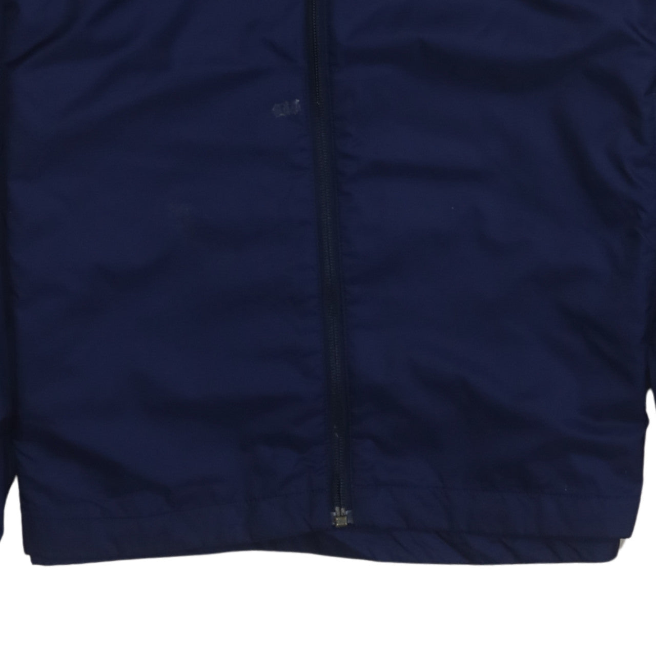 Puma Men's Blue Hooded Rain Jacket M Full Zip Water Resistant