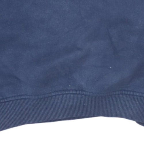 Ellesse Women Navy Blue Crew Neck Pullover Sweatshirt UK 10