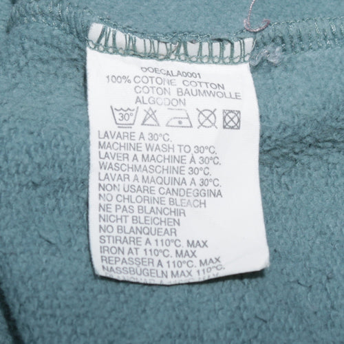 Diesel Men’s Blue Cotton Crew Neck Sweatshirt Size S