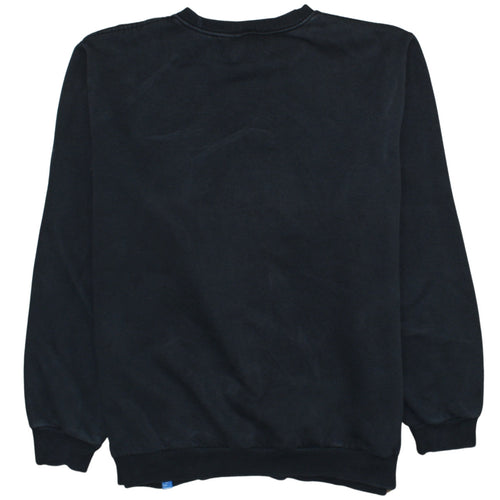 Adidas Men's Black XL Pullover Sweatshirt Crew Neck Graphic Logo Top