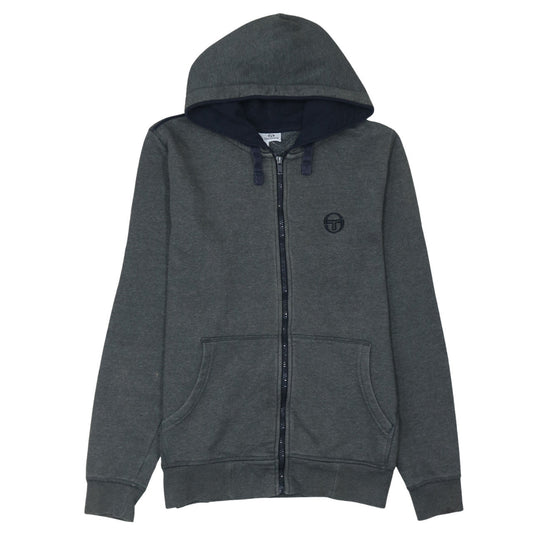 Sergio Tacchini Men's Grey Full Zip Hoodie Size S