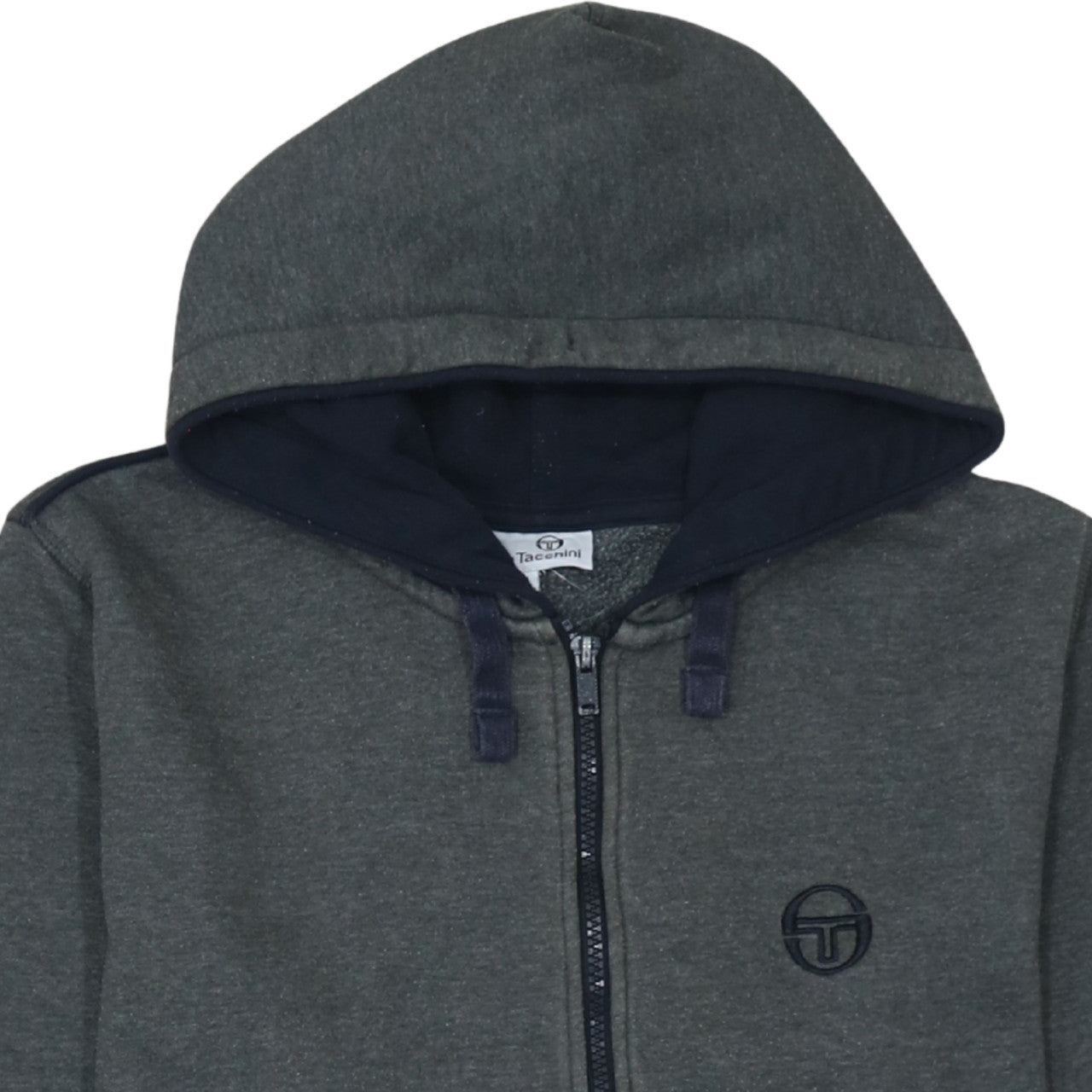 Sergio Tacchini Men's Grey Full Zip Hoodie Size S