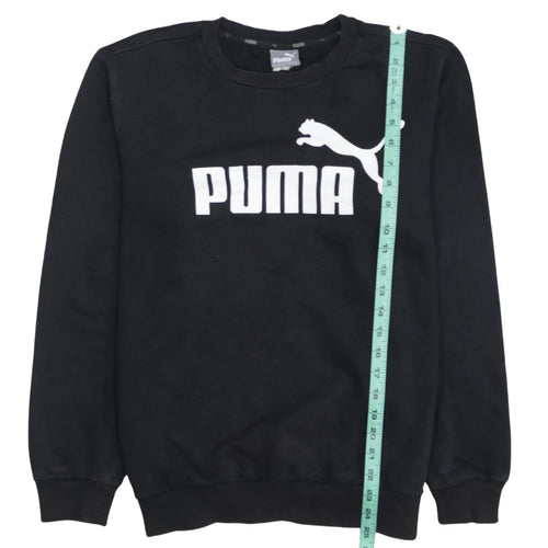 Puma Men's Black XS Pullover Crew Neck Graphic Sweatshirt