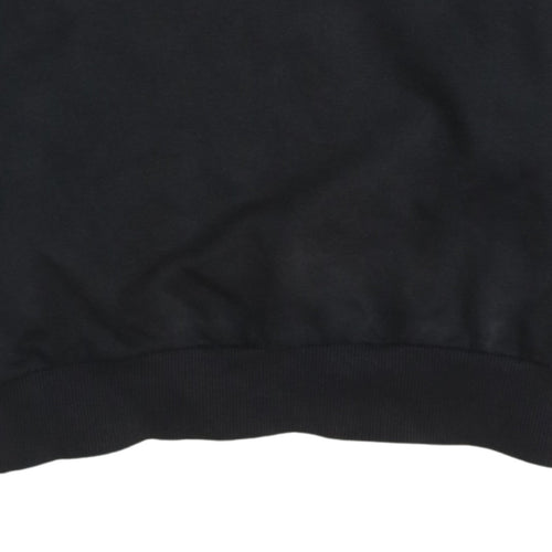 Puma Men's Black XS Pullover Crew Neck Graphic Sweatshirt