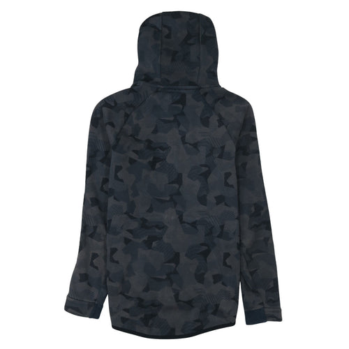 Nike Men's Grey Camouflage Full Zip Hoodie Size S