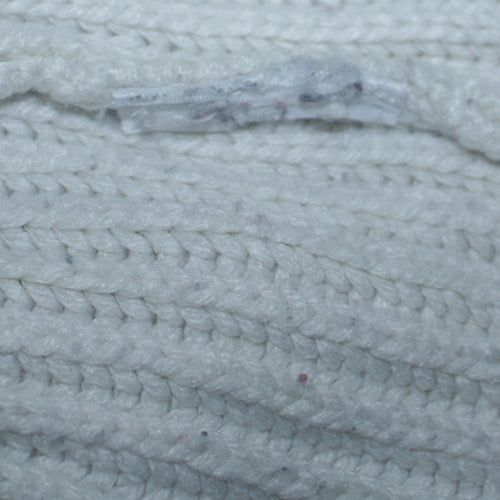 Carhartt Men White Chunky-Knit Wool Pullover Jumper M
