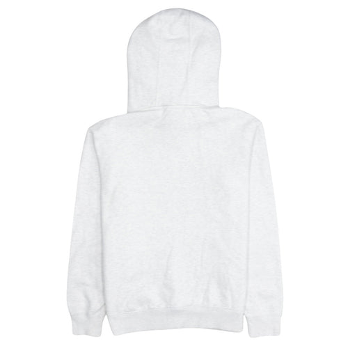 Champion Men's Grey Small Pullover Hoodie with Logo Print
