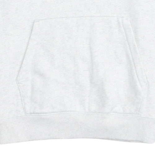 Champion Men's Grey Small Pullover Hoodie with Logo Print