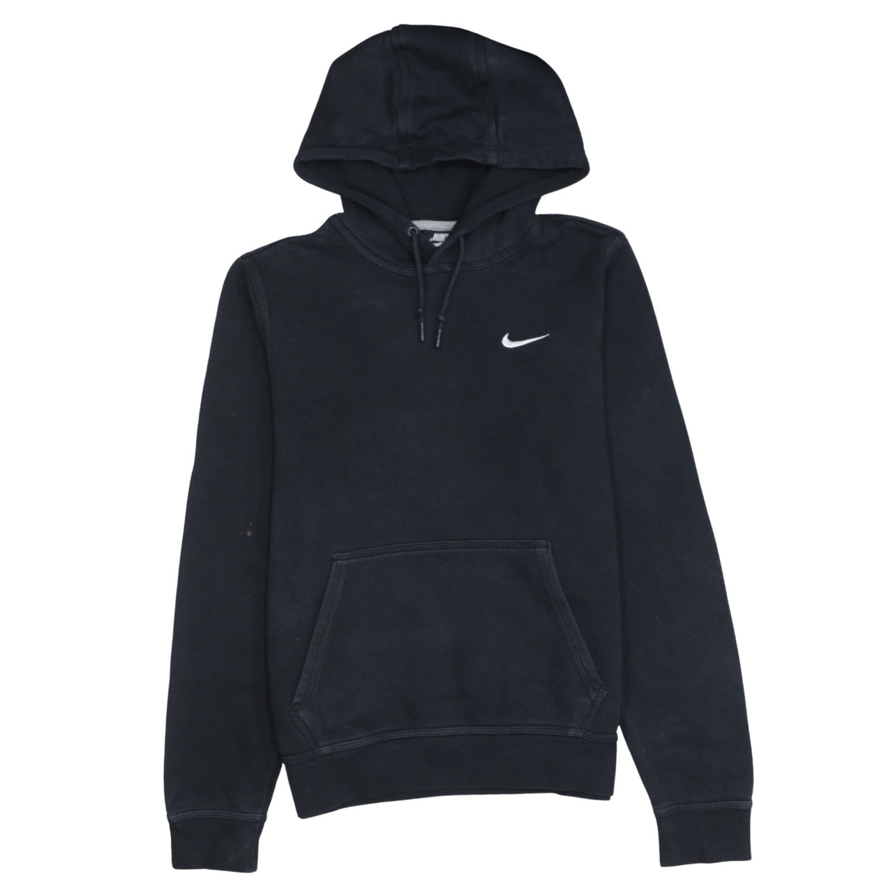 Nike Men's Black Small Pullover Hoodie Sweatshirt with Embroidered Logo