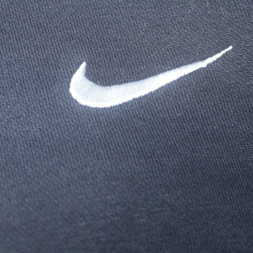 Nike Men's Black Small Pullover Hoodie Sweatshirt with Embroidered Logo
