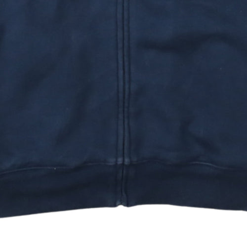 Barbour Men’s Blue L Fleece-Lined Track Jacket Full Zip