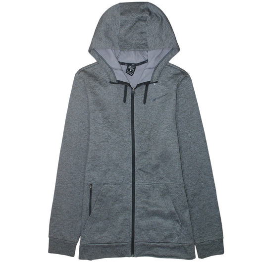 Nike Men's Grey Dri-Fit Full Zip Hoodie Size M Regular Fit