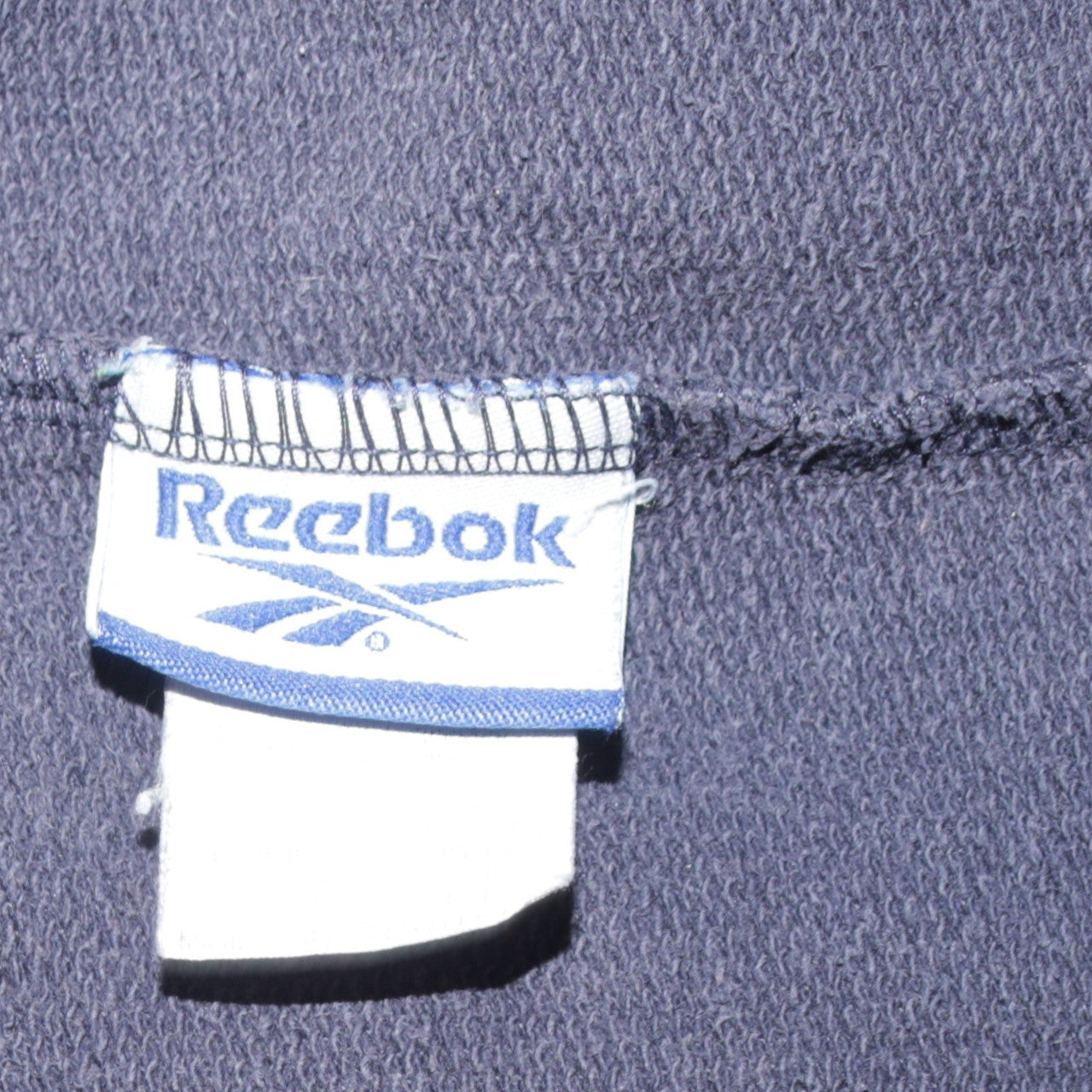 Reebok Men's Black 1/4 Zip Fleece Sweatshirt Size L Regular Fit