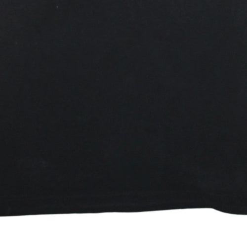 Emporio Armani EA7 Men's Black Crew Neck Cotton T-Shirt L