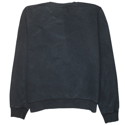 Nike Men's Black L Pullover Sweatshirt Crew Neck Fleece Regular Fit