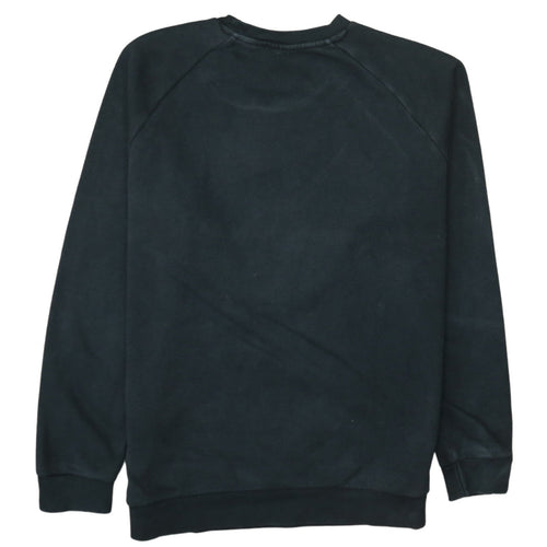 adidas Mens Black Crew Neck Pullover Sweatshirt Size M