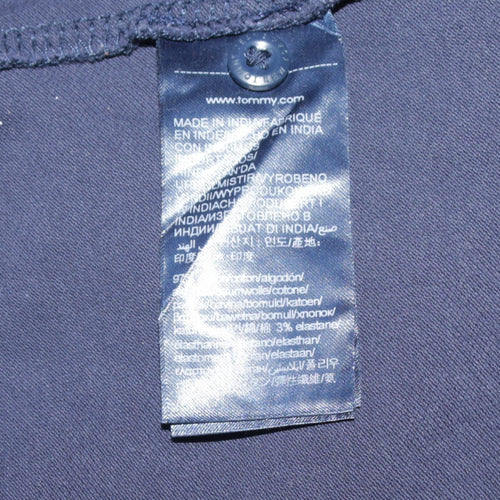 Tommy Jeans Men's Blue XL Classic Cotton Polo Shirt