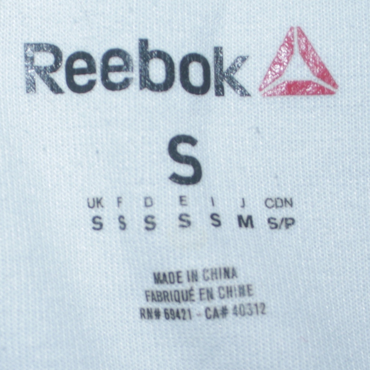 Reebok Men's Black Camouflage Sleeve Crew Neck Sweatshirt S